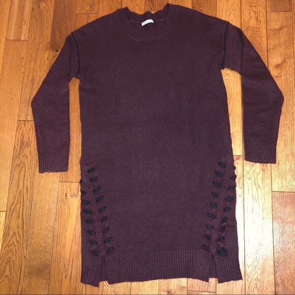 DEX lace up sweater dress - Picture 6 of 9